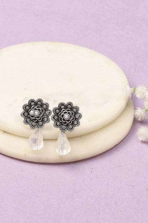 Oxidised Alloy Earrings image number 0