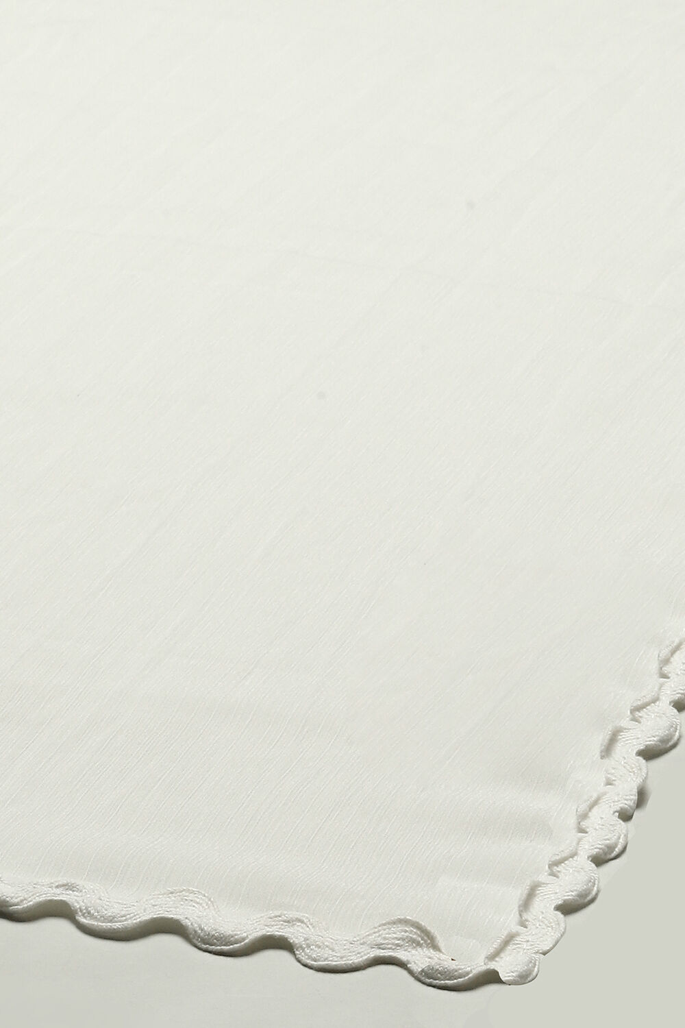 White Poly Chiffon Dupatta image number 1