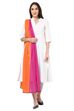 Pink & Orange Cotton Stole image number 3