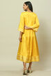 Mustard Viscose Kalidar Dress