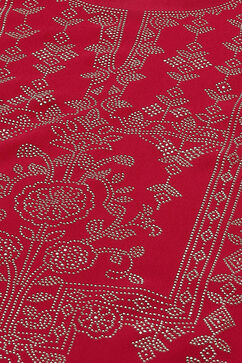 Pink Art Silk Straight Suit Set image number 1