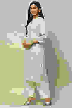 White Rayon Staight Kurta image number 2