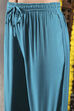 Aqua Viscose Blend Printed Straight Suit Set image number 2