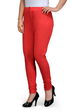 Red Cotton Leggings image number 2