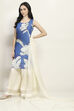 Blue Viscose Blend Straight SET image number 0