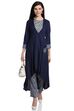 Indigo Rayon Slim Pants image number 5