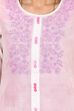 Off White Straight Poly Cotton Kurta image number 4