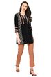 Rangriti Black Asymmetric Viscose Indie Top image number 0