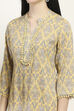 Green Viscose Straight SET image number 1