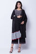 Black Cotton Dupatta image number 1