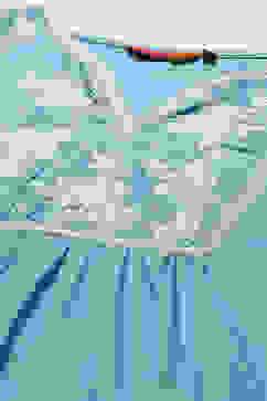 Ice Blue Rayon Slub Indie Top image number 1