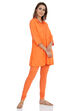 Coral Flared Viscose Indie Top image number 3