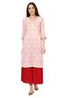 Pink Straight Gauge Kurta image number 0