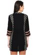 Rangriti Black Asymmetric Viscose Indie Top image number 4