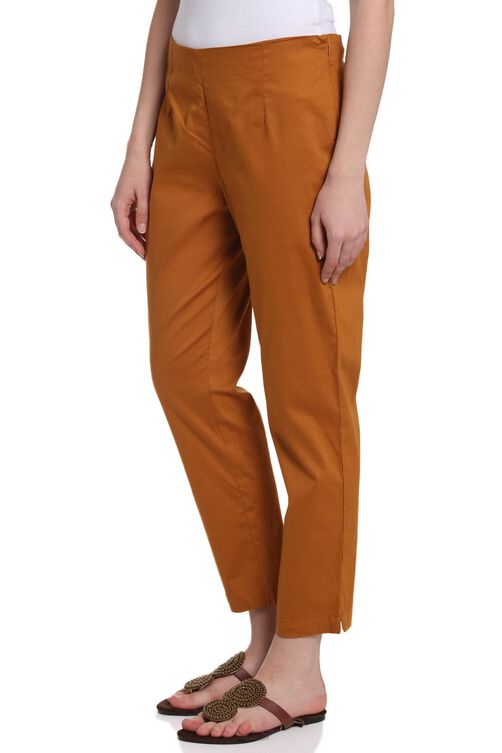 Light Pink Cotton Fusion Pants image number 2