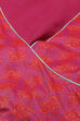 Pink LIVA Straight Printed Kurta Skirt Suit Set image number 1