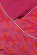 Pink LIVA Straight Printed Kurta Skirt Suit Set image number 1