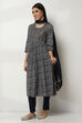 Indigo Viscose Rayon Gathered Set image number 3