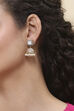 White Brass Jhumka image number 1