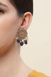 Blue Alloy Earrings image number 1