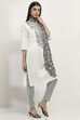White Viscose Straight SET image number 5
