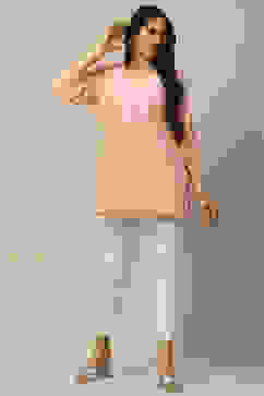 Pink Rayon Slub Indie Top image number 0