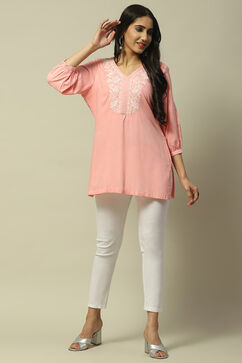 Pink Rayon Slub Indie Top image number 0