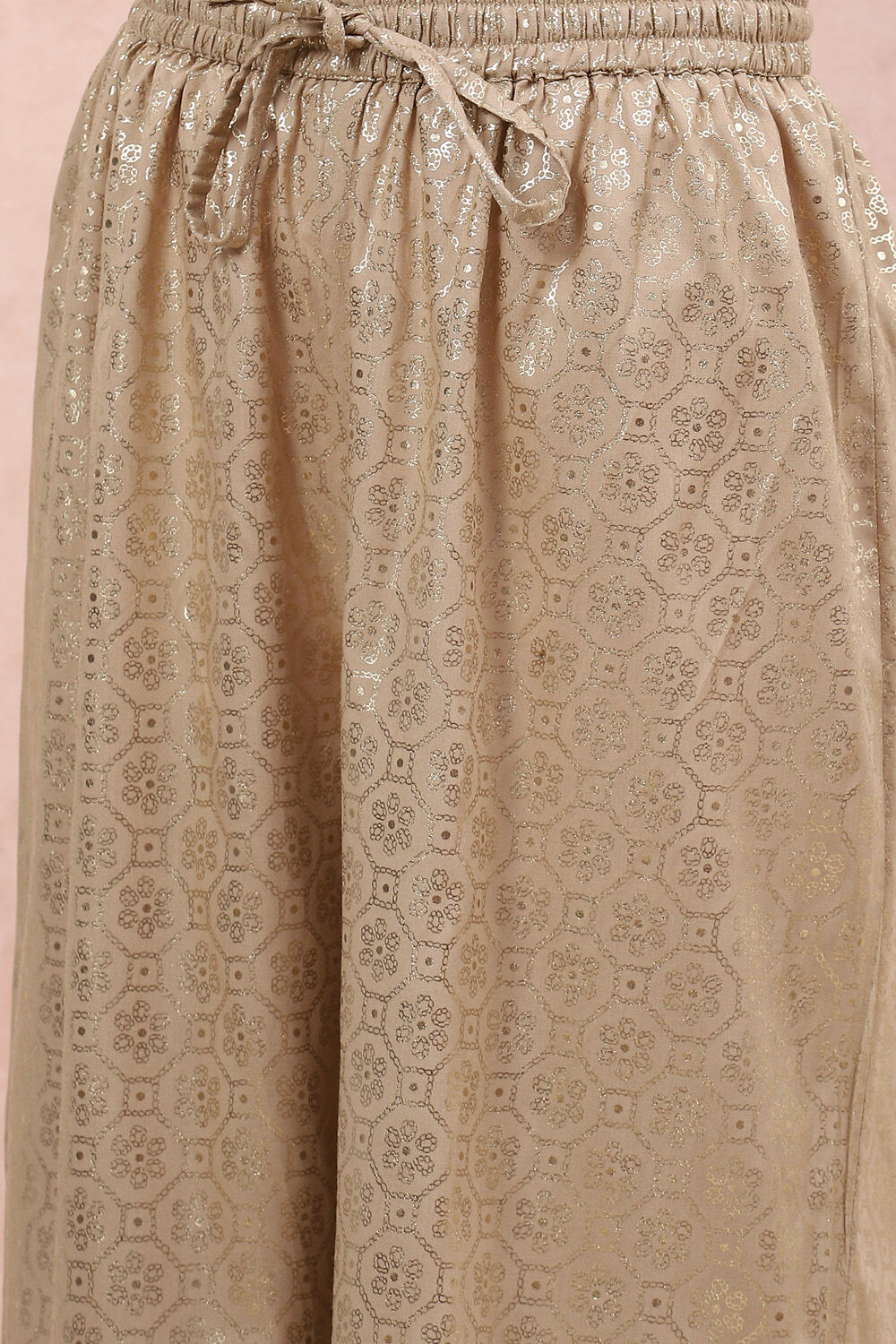Golden LIVA Palazzo Pants image number 1