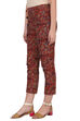 Maroon Cotton Flex Slim Pants image number 2