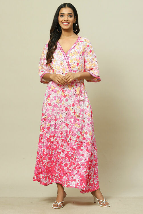 Pink LIVA Straight Dress image number 0