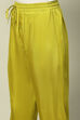 Green Viscose Blend Yarn Dyed Straight Festive Suit Set image number 2