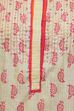 Beige Cotton Straight Kurta image number 4