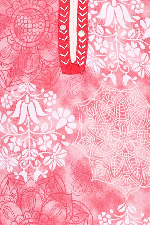 Pink Straight Rayon Kurta image number 1