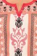 Beige Cotton Straight Kurta image number 4