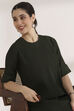 Green Viscose Blend Solid Straight Kurta Set image number 1