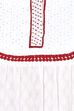 White A-Line Cotton Indie Top image number 1
