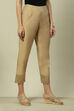 Beige LIVA Straight Printed Palazzo image number 3