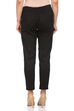 Navy-Blue Art Silk Slim Pants image number 1