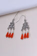 Turquoise Metal Brass Earring image number 2