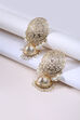Gold Metal Brass Earring image number 1
