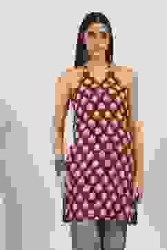 Red Rayon Straight Kurtas image number 6