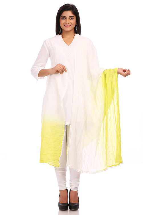 White Cotton Stole image number 0