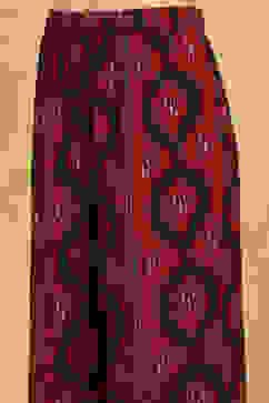 Red Viscose Blend Printed Gathered Kurta Palazzo Set image number 2