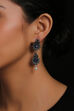 Coral Metal Brass Earring image number 1
