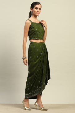 Green Printed Fusion Set image number 5