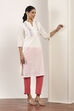 White Cotton A-line & Kalidar Kurtas image number 4