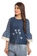 Indigo Short top Cotton Indie Top image number 3