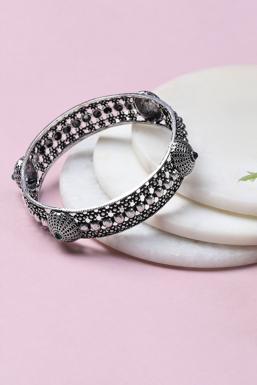 Green Alloy Bangles image number 0