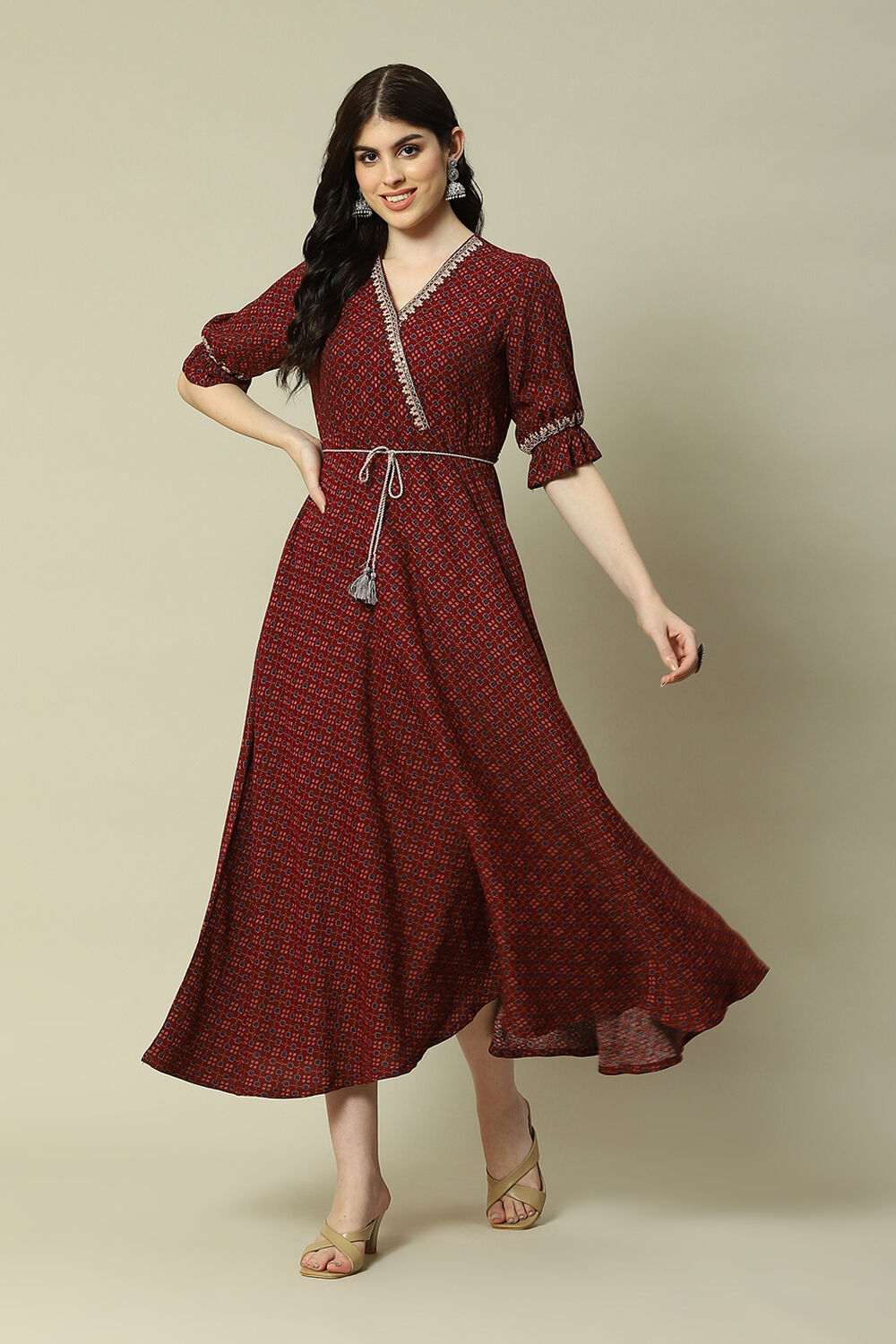Ethnic casual dresses top