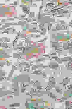 Light Pink Cambric Floral Printed Straight Kurti image number 1